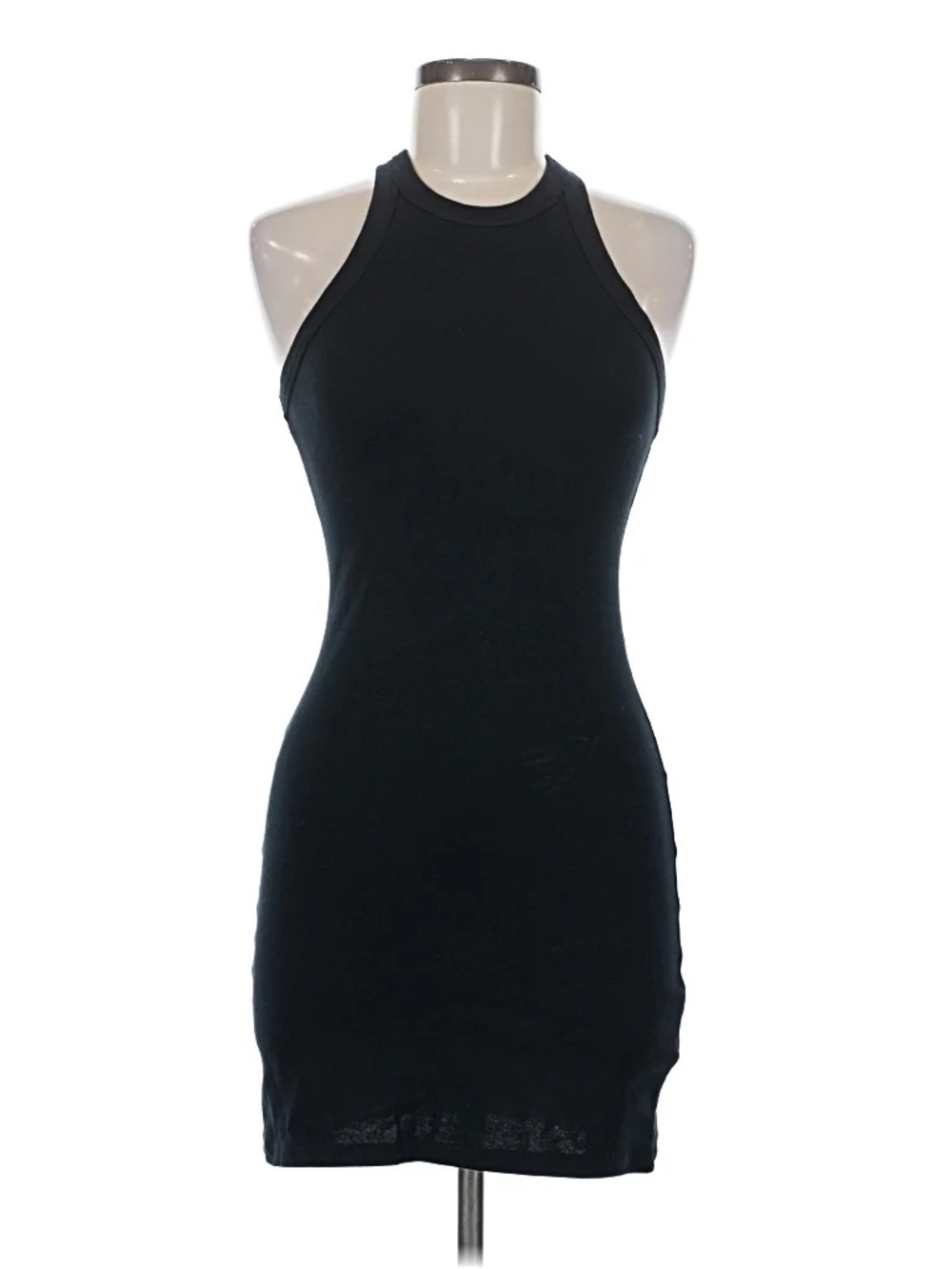Topshop Black Halter Mini Dress